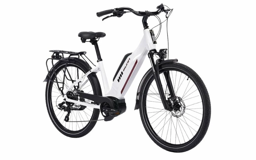 Vélo De Ville électrique Sunn Urb Start 28 Blanc - 2022 4 Vélo De Ville électrique Sunn Urb Start 28 Blanc - 2022 – Image 2