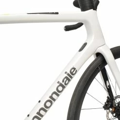 Vélo Route CANNONDALE SuperSix EVO Carbon Disc 105 Di2 Blanc/Noir - 2023 -Vélos Soldes Boutique velo route cannondale supersix evo carbon disc 105 di2 blancnoir 2023 2