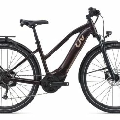 VTC électrique Liv Amiti E+ 2D Trapèze Marron 500Wh - 2022