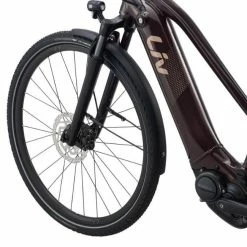 VTC électrique Liv Amiti E+ 2D Trapèze Marron 500Wh - 2022 -Vélos Soldes Boutique vtc electrique liv amiti e 2d trapeze marron 500wh 2022 4