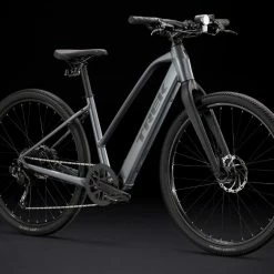 VTC électrique Mixte Trek Dual Sport+ 2 Gris - 2023 -Vélos Soldes Boutique vtc electrique mixte trek dual sport 2 gris 2023 1