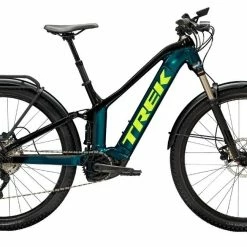 VTT électrique TREK Powerfly FS 4 équipé 625Wh 27,5" Vert/Noir - 2023